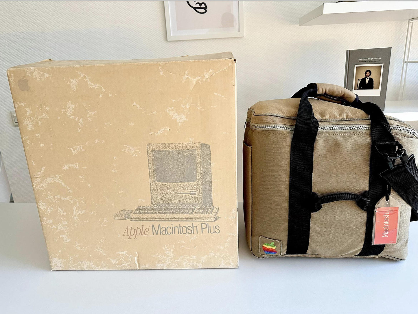 Apple Macintosh Plus with Original Box and Packaging