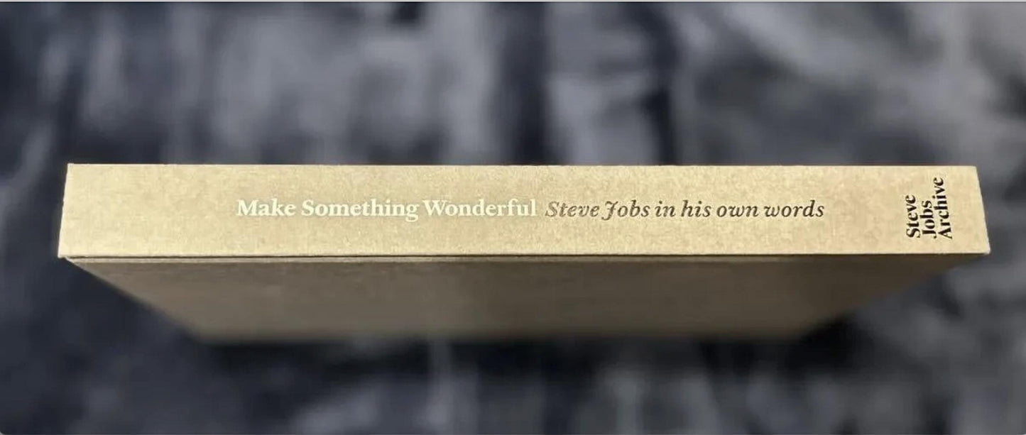 Make Something Wonderful: Steve Jobs In His Own Words Apple book + extras